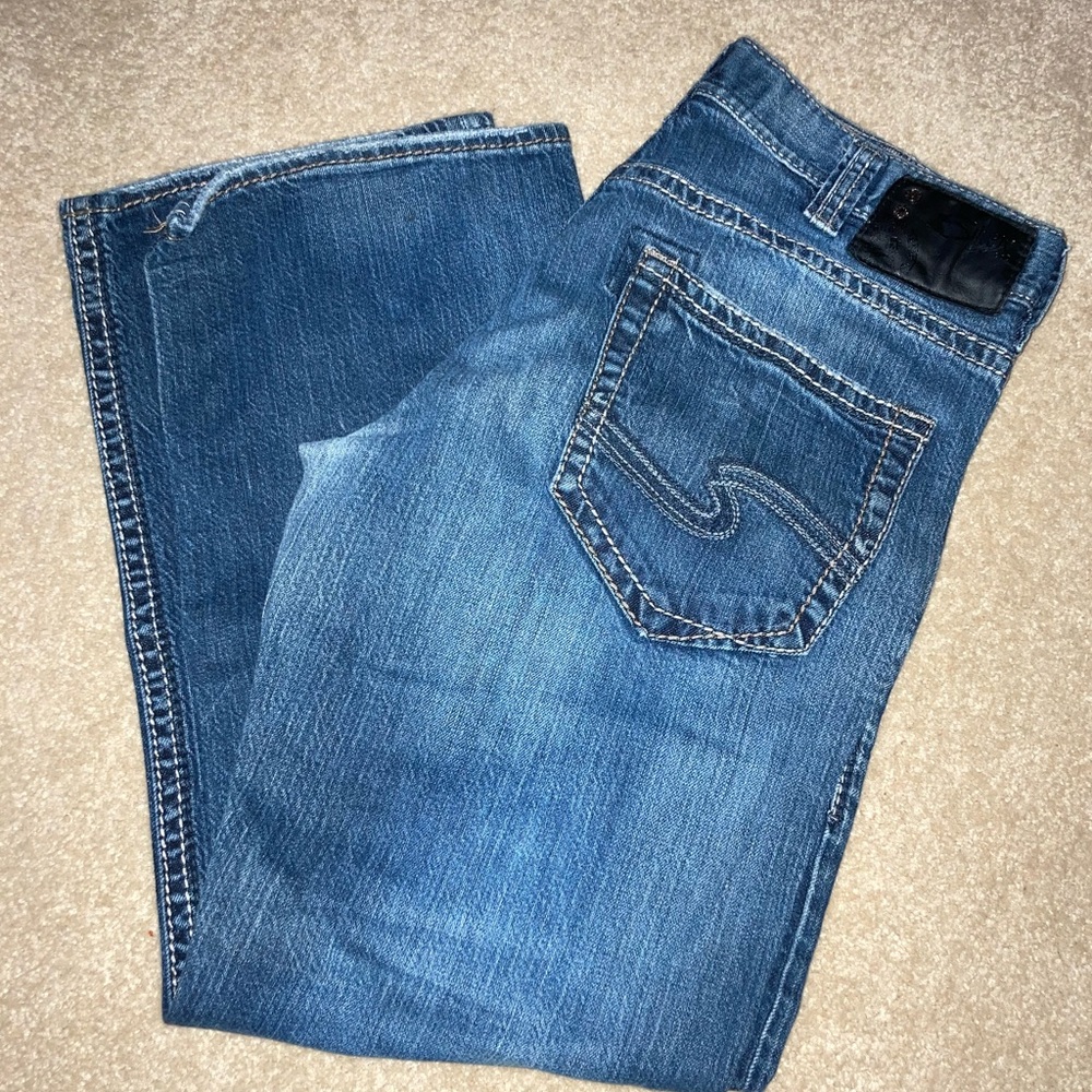 Men’s Silver Jeans